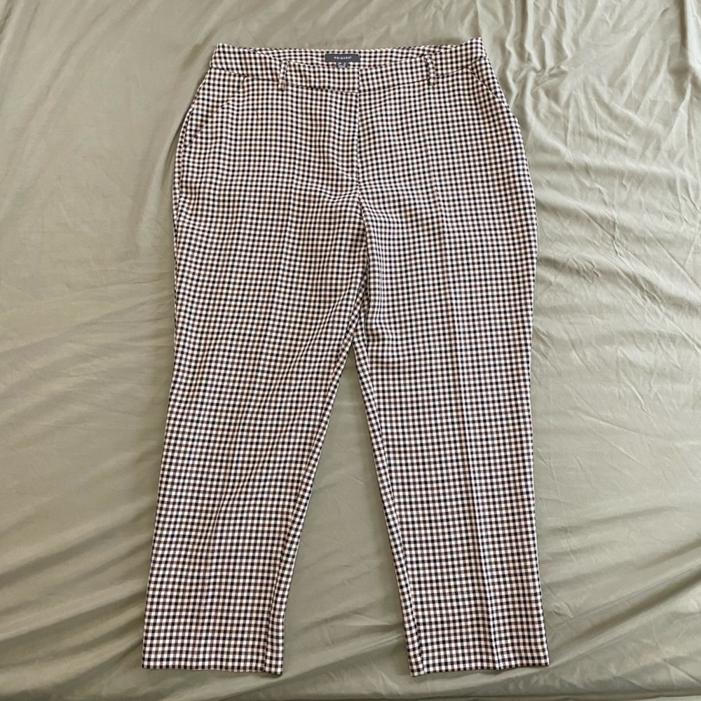 Light brown flannel trousers